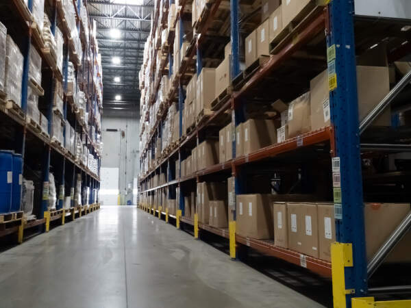 vancouver e-commmerce fulfilment Canadian Alliance warehouse aisle for e-commerce clients